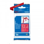MATERIALI DI CONSUMO NASTRI - ROTOLO NASTRO TESSUTO BROTHER 12MM (4METRI) TZE-RW34 ORO SU ROSSO X P-TOUCH - Borgaro Online