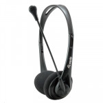 MULTIMEDIA CUFFIE E MICROFONI - CUFFIA CON MICROFONO EQUIP 245302 - COL. NERO - CAVO 2MT - JACK 3.5MM - Borgaro Online
