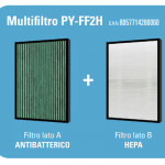 PURIFICATORI D'ARIA ACCESSORI - MULTIFILTRO PURIFY PY-FF2H PER SERIE F: COMPRENDENTE FILTRO HEPA + FILTRO ANTIBATTERICO - Borgaro Online