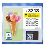 MATERIALI DI CONSUMO CARTUCCE - CARTUCCIA BROTHER LC3213Y GIALLO 400 PGG X MFC-J491DW/DCP-J572DW - Borgaro Online
