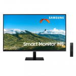 MONITOR LCD DA 27 - MONITOR SMART SAMSUNG LCD VA LED 27'' WIDE S27AM500 8MS MM FHD BLACK VGA 2XHDMI 2XUSB  VESA - Borgaro Online