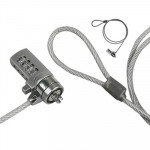 NOTEBOOK ACCESSORI - NOTEBOOK SECURITY LOCK ENCORE EN-LOCK-1 CAVO ANTIFURTO IN ACCIAIO CON COMBINAZIONE A 4 CIFRE - 1.8MT - Borgaro Online