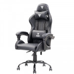 SEDIE SEDIE GAMING - SEDIA GAMING ITEK RHOMBUS PF10 - PVC, DOPPIO CUSCINO, SCHIENALE RECLINABILE, NERO NERO (ITCGPF10BB) - Borgaro Online