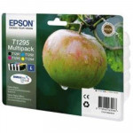 MATERIALI DI CONSUMO CARTUCCE - MULTIPACK EPSON ''MELA'' C13T12954010/12 1 NERO T129140 +3 COLOR T129240/340/440 SX420W-BX305F-BX320FW TAGLIA L - Borgaro Online