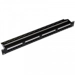 ARMADI RACK ACCESSORI - RACK19'' LINK PATCH PANEL 24P LKP624U NON SCHERMATO UTP - 8POLI RJ45 X RETI CAT. 6 NERO - - Borgaro Online