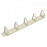 ARMADI RACK ACCESSORI - RACK19'' LISTELLO GUIDACAVI LKORG1UG 1U  CON 5 GANCI GRIGIO - Borgaro Online
