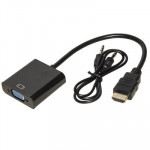 CAVI COMMUTATORI E ADATTATORI - ADATTATORE HDMI M/VGA F CM.15 LINK LKADAT10 CON PRESA AUDIO 3.5MM - EAN: 8028400039309 - Borgaro Online
