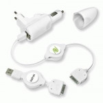 ACCESSORI ALIMENTATORI ESTERNI - ALIMENTATORE USB DA AUTO/CASA 2P RETRAK EUIPODCHG51 + 2 CAVI USB-APPLE30PIN 100CM RETRATTILE 0816983010215 - Borgaro Online