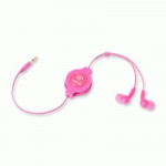 MULTIMEDIA CUFFIE E MICROFONI - AURICOLARE STEREO RETRATTILE EUAUDIOPNK PER MP3 ROSA RETRAK 816983010840 - Borgaro Online