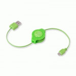 CAVI CAVI RETRATTILI - CAVO USB 2.0 A MICRO 5-PIN RETRATTILE VERDE RETRAK EUCABLEMICGN 816983011137 - Borgaro Online