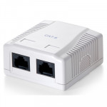 CAVI CAVI DI RETE - ADATTATORE SUPERFICIE, RJ-45, CAT.6, BIANCO EQUIP 235212 - EAN: 4015867163931  - Borgaro Online