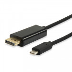 CAVI COMMUTATORI E ADATTATORI - CAVO ADATTATORE USB 1.8MT TYPE-C A DISPLAYPORT EQUIP 133467 NERO - EAN: 4015867203736 - Borgaro Online