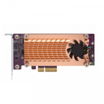 NAS E STORAGE DI RETE ACCESSORI PER NAS - SCHEDA ESPANSIONE SSD SATA QNAP QM2-2S-220A  DUAL M.2 22110/2280 LOW-PROFILE SUPP.TVS-X82 / TS-X77 - Borgaro Online