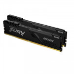 MEMORIE DDR4 - DDR4 16GB(2X8GB) 3200MHZ KF432C16BBK2/16 KINGSTON FURY BEAST BLACK CL16 - Borgaro Online
