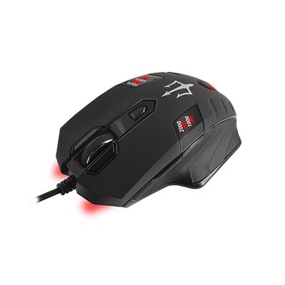 MOUSE GAMING USB ATLANTIS P009-X905 TRITON OTTICO 4 RISOL.FINO 7000DPI.-LED RGB-7 PULS.PROGR.SW PROF.X MACRO (INCL.4PESI)