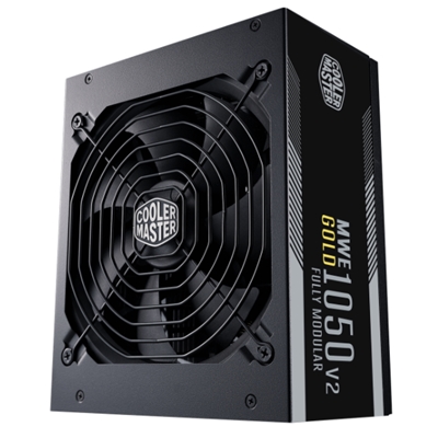 ALIMENTATORE ATX 1050W COOLERMASTER MWE GOLD-V2 MPE-A501-AFCAG-EU PFC ATTIVO 80+ GOLD FULL MODULARE 240VAC FAN140MM CAVOEU