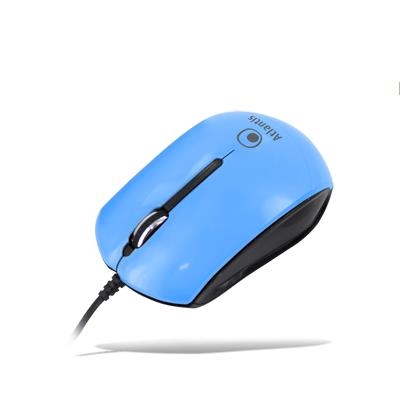 MOUSE X NB USB ATLANTIS P009-KM23-BL OTTICO 3TASTI+SCROLL MINI SIZE BLU EAN  8026974017266 -GARANZIA 2 ANNI-